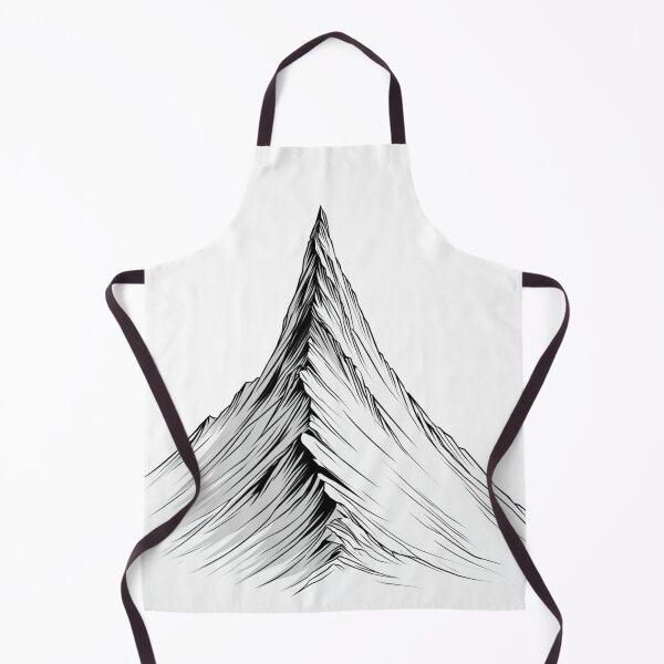 Item preview, Minimalist Mountain Peak Geometric Nature Line Art designed and sold by TrendyGalaxy.