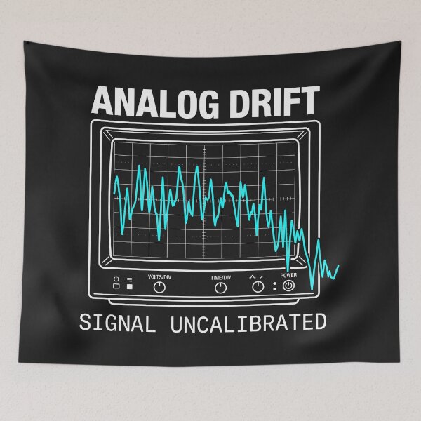 Item preview, Oscilloscope Waveform Analog Drift - Audio Engineer Synth designed and sold by SplashTastic.