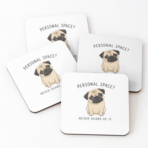 Item preview, Funny Pug Personal Space Dog Humor designed and sold by AhmedAlbb.