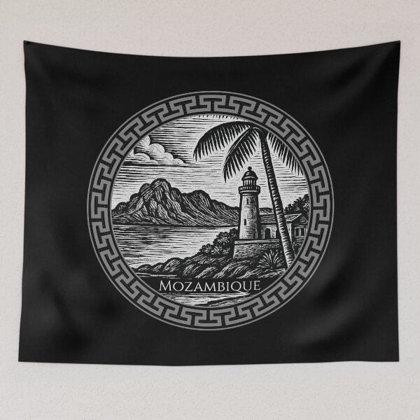 Item preview, Mozambique Vintage Woodcut Art designed and sold by Thistle-TShop.