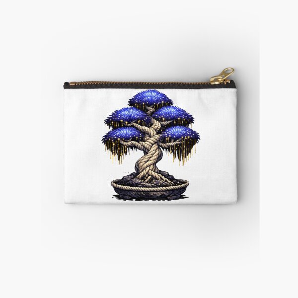 Item preview, Glowing Indigo Fiber Bonsai Tree designed and sold by teemix.