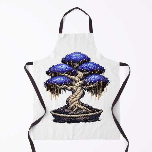 Item preview, Glowing Indigo Fiber Bonsai Tree designed and sold by teemix.