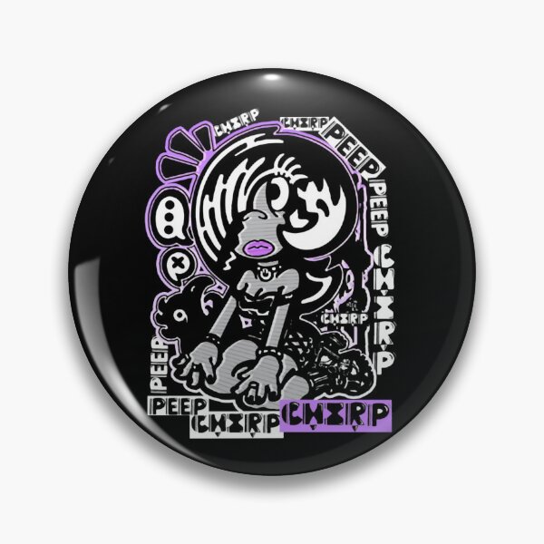 Item preview, Goth Cha Chirp Peep Moody Emo Punk Art Graphic designed and sold by StuffbyDEE.