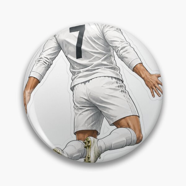 Item preview, Legendary Football Number 7 Siuuu Celebration Sticker designed and sold by RamenDragonShop.