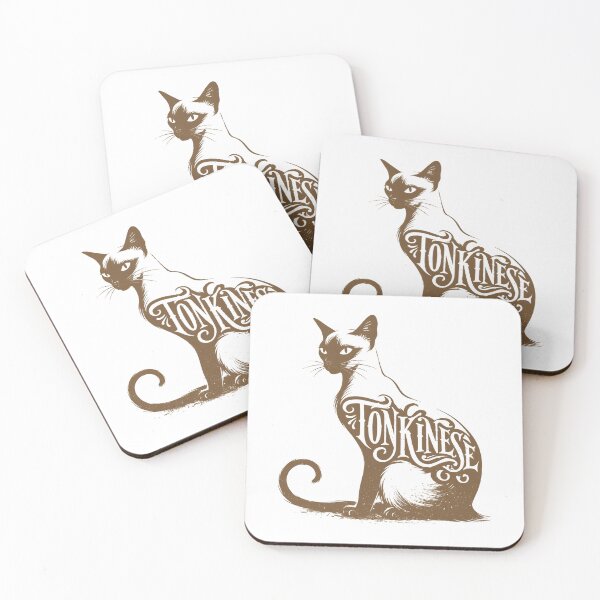 Item preview, Tonkinese Cat Word Art | Typography Cat Silhouette Design designed and sold by AyfuDesigns.