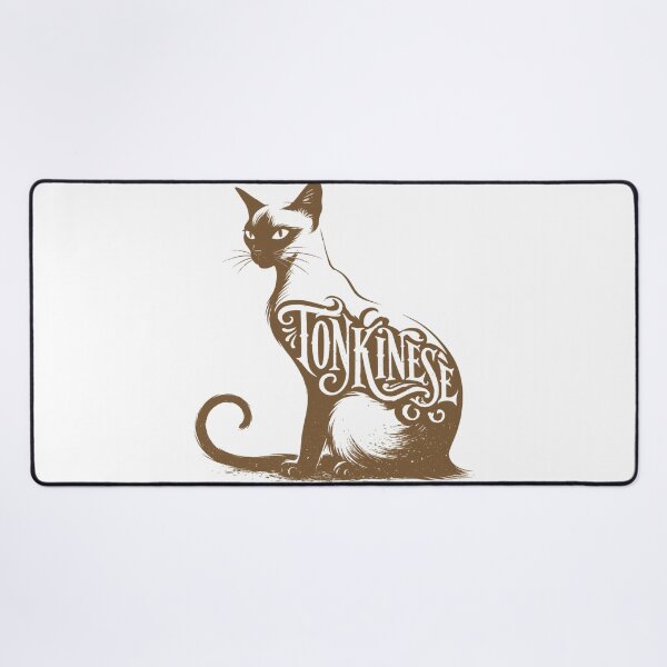 Item preview, Tonkinese Cat Word Art | Typography Cat Silhouette Design designed and sold by AyfuDesigns.
