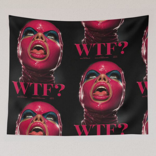 Item preview, ¿Qué demonios? – Arte pop fetichista del látex designed and sold by obstinator.