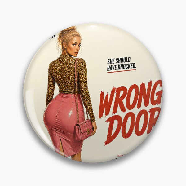 Item preview, Wrong Door – Retro Pinup Grindhouse designed and sold by obstinator.