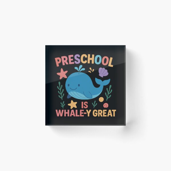 Item preview, Preschool Is Whaley Great, Cute Whale Teacher, Preschool Teacher Gift designed and sold by Zizo-DR44.