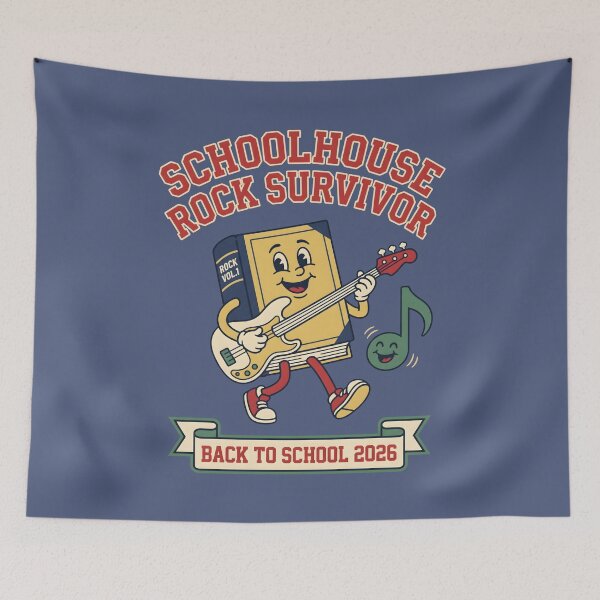 Item preview, Schoolhouse Rock Mascot - Retro Music Back To School designed and sold by SplashTastic.