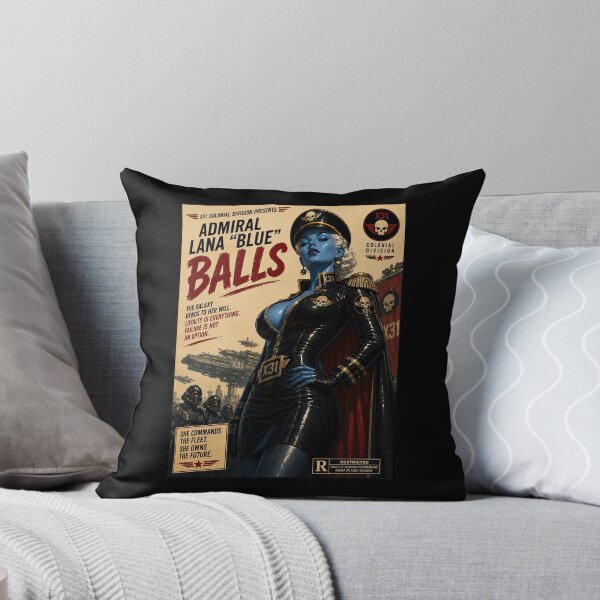 Item preview, Admiral Lana Blue Balls Vintage Sci-Fi Movie Poster designed and sold by obstinator.