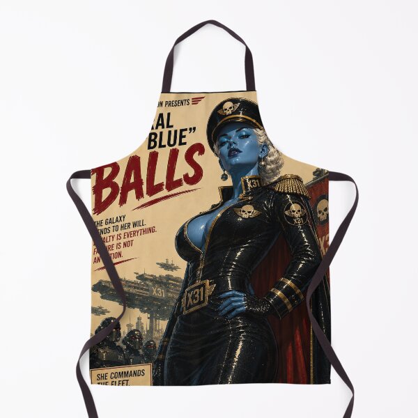 Item preview, Admiral Lana Blue Balls Vintage Sci-Fi Movie Poster designed and sold by obstinator.