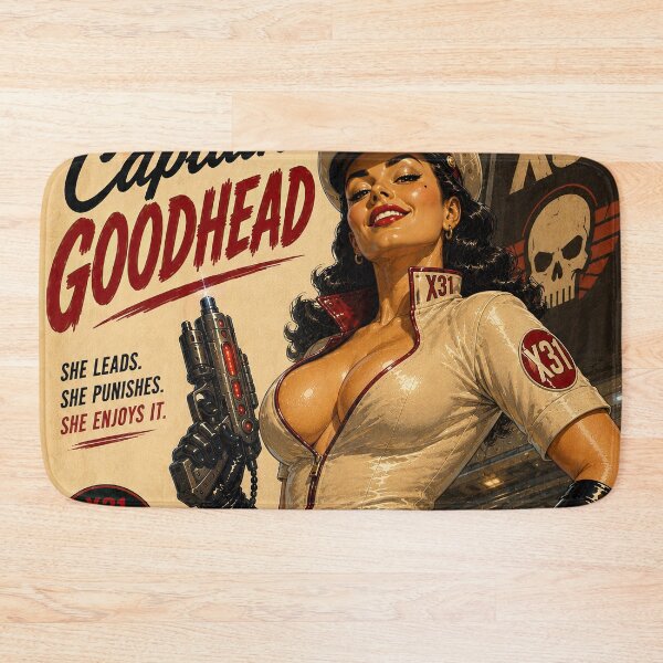 Item preview, Captain Goodhead Vintage Sci-Fi Pulp Movie Poster designed and sold by obstinator.