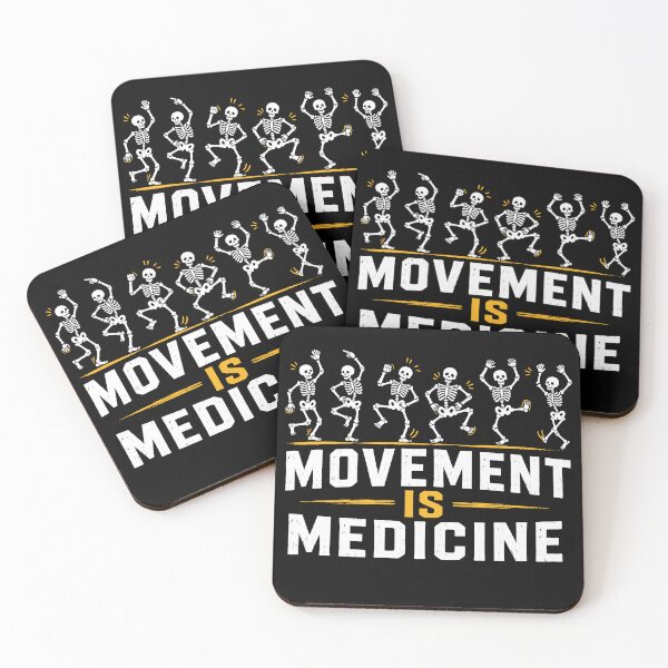 Item preview, Movement Is Medicine Dancing Skeleton Physical Therapist designed and sold by Portes-Ruty.