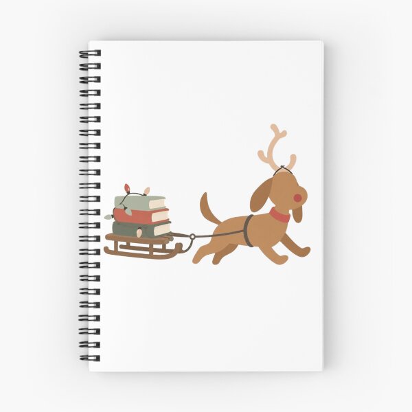Item preview, Christmas Book Dog designed and sold by wingoo22.