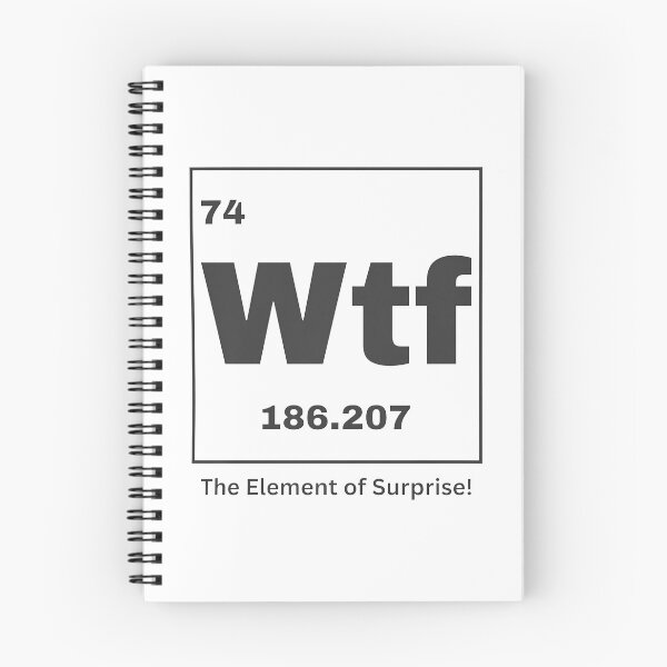Item preview, Wtf Periodic Element, The Element of Surprise designed and sold by ThatTheoHall.