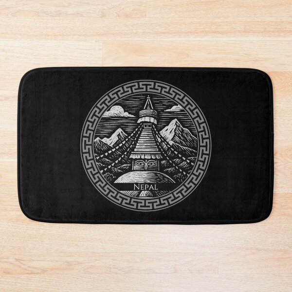Item preview, Nepal Vintage Woodcut Art designed and sold by Thistle-TShop.