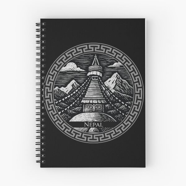 Item preview, Nepal Vintage Woodcut Art designed and sold by Thistle-TShop.
