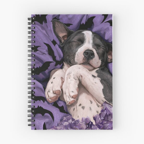 Item preview, Sleepy Pit Bull Print designed and sold by Nocturne  Paws.