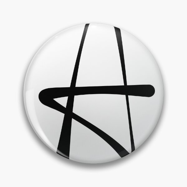 Item preview, Letter A Handwritten Modern Monogram Typography Art designed and sold by Red Onion.