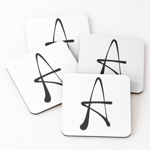 Item preview, Letter A Handwritten Modern Monogram Typography Art designed and sold by Red Onion.