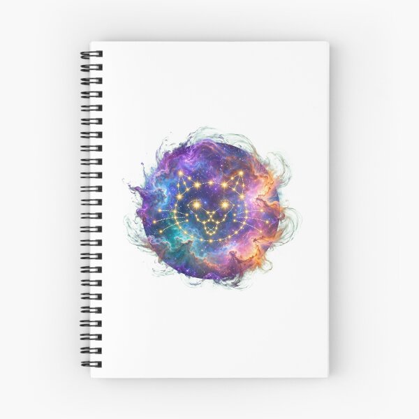 Item preview, Cosmic Cat Constellation - Colorful Galaxy Nebula Cat Face - Cute Meowing Star Map designed and sold by Csaba1983.