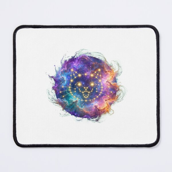 Item preview, Cosmic Cat Constellation - Colorful Galaxy Nebula Cat Face - Cute Meowing Star Map designed and sold by Csaba1983.