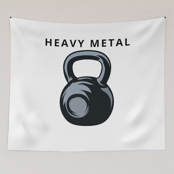 Item preview, Classic Black Kettlebell Workout Graphic designed and sold by TrendyGalaxy.