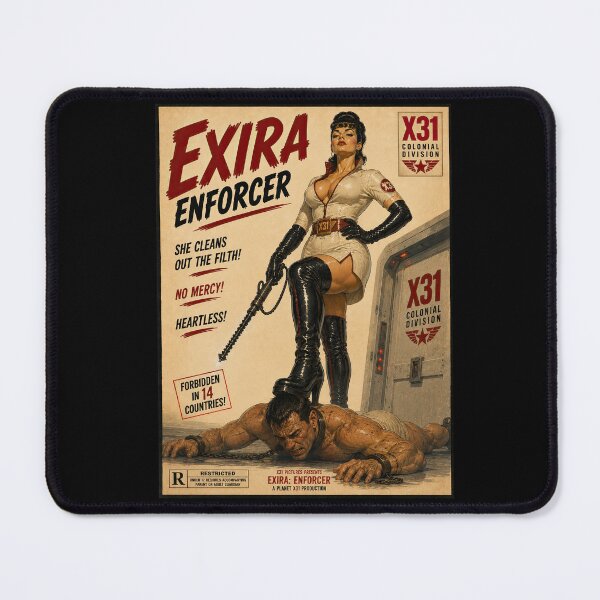 Item preview, Exira Enforcer Vintage Sci-Fi Pulp Movie Poster designed and sold by obstinator.