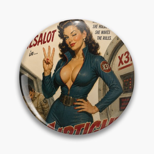 Item preview, Eva Nilsalot Airtight Vintage Sci-Fi Movie Poster designed and sold by obstinator.