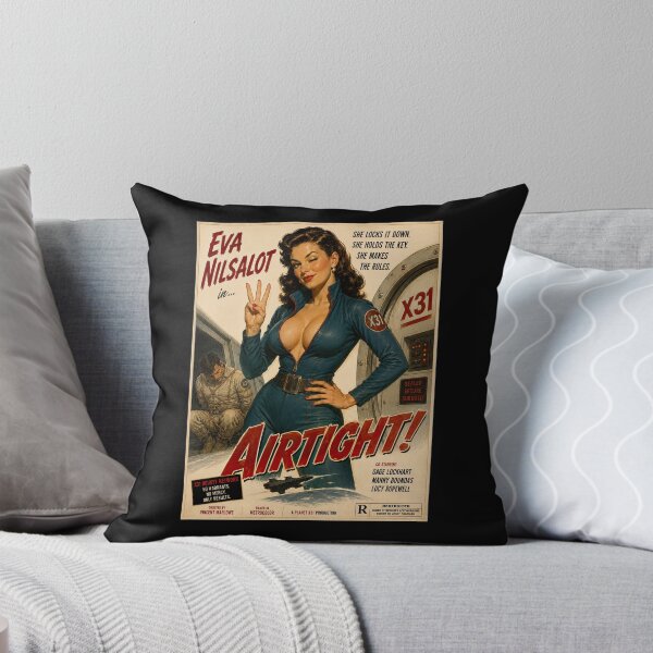 Item preview, Eva Nilsalot Airtight Vintage Sci-Fi Movie Poster designed and sold by obstinator.