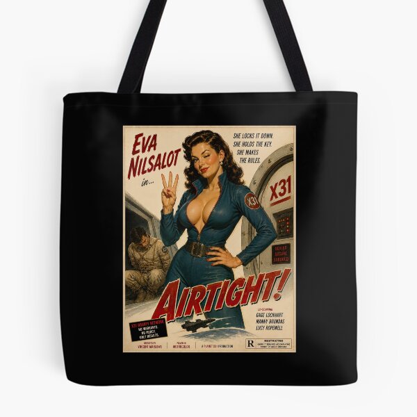 Item preview, Eva Nilsalot Airtight Vintage Sci-Fi Movie Poster designed and sold by obstinator.