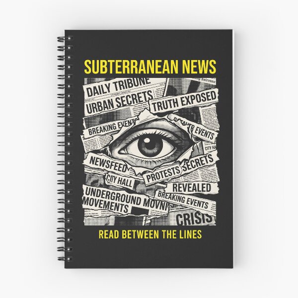 Item preview, Newspaper Collage Subterranean News - Punk Media DIY designed and sold by SplashTastic.