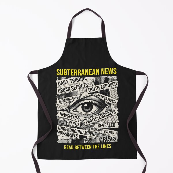 Item preview, Newspaper Collage Subterranean News - Punk Media DIY designed and sold by SplashTastic.