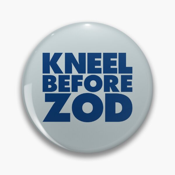 Item preview, Kneel Before Zod (Blue Print) designed and sold by GritFX.