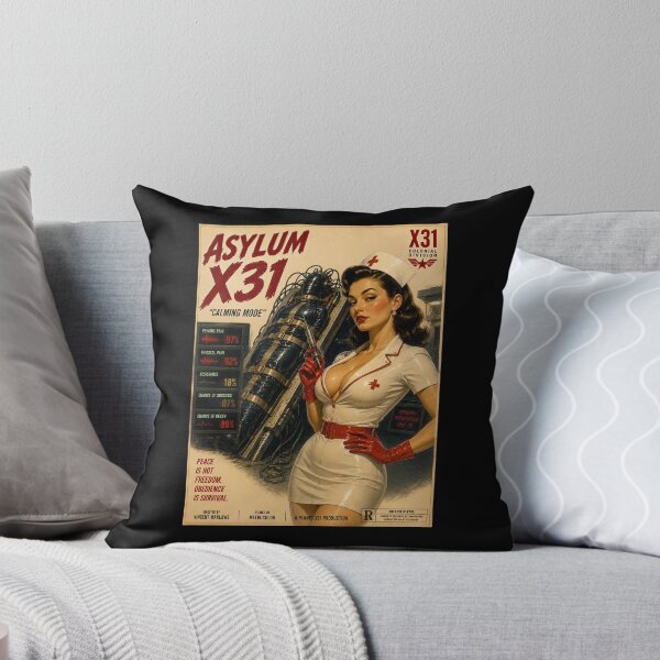 Item preview, Asylum X31 Vintage Sci-Fi Nurse Movie Poster designed and sold by obstinator.