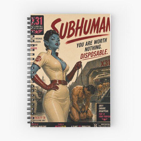 Item preview, Subhuman Vintage Sci-Fi Pulp Movie Poster designed and sold by obstinator.