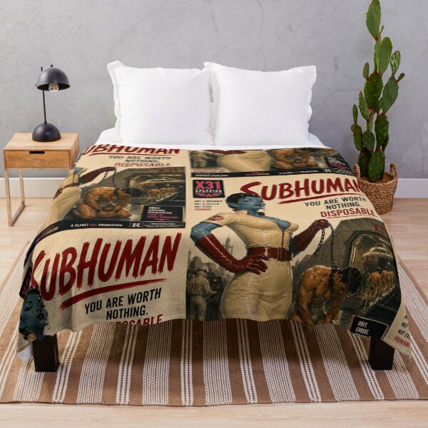 Item preview, Subhuman Vintage Sci-Fi Pulp Movie Poster designed and sold by obstinator.