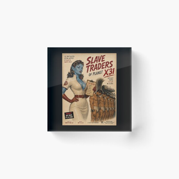 Item preview, Slave Traders Of Planet X31 Vintage Sci-Fi Movie Poster designed and sold by obstinator.