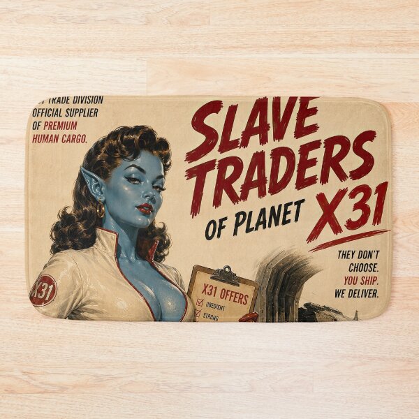 Item preview, Slave Traders Of Planet X31 Vintage Sci-Fi Movie Poster designed and sold by obstinator.