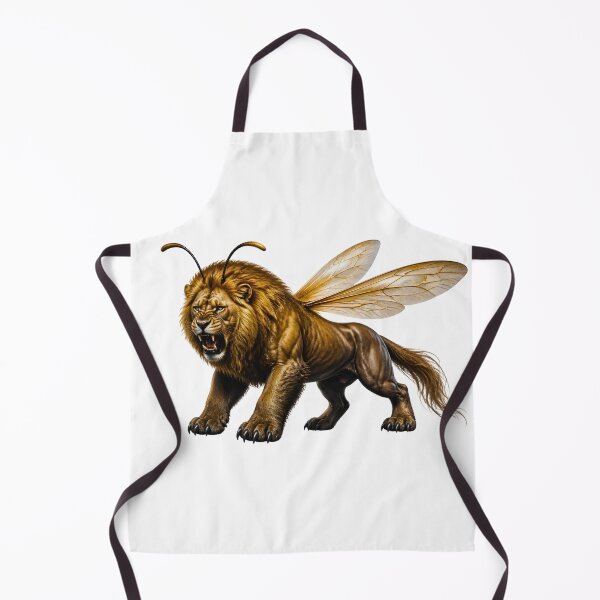 Item preview, Epic Lion Horse Bear Bee Chimera - Surreal Fantasy Monster designed and sold by Mementoo.