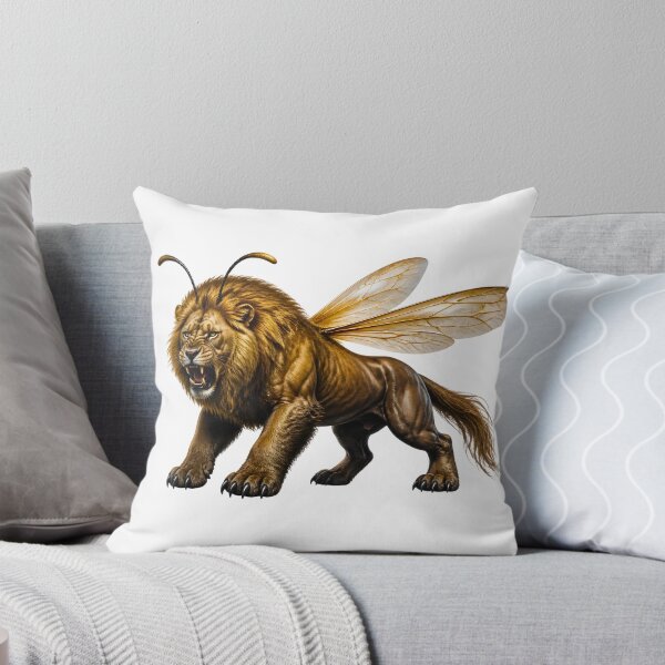Item preview, Epic Lion Horse Bear Bee Chimera - Surreal Fantasy Monster designed and sold by Mementoo.