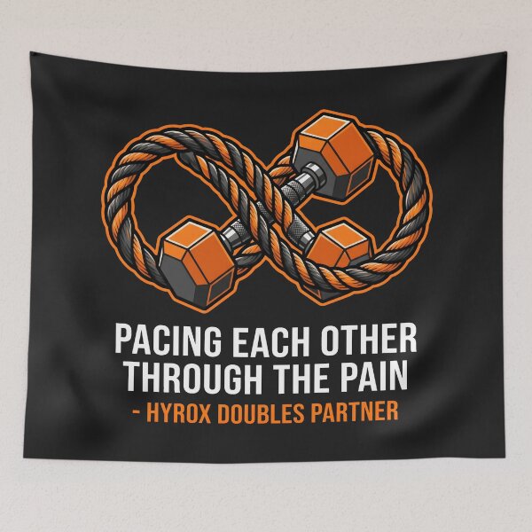 Item preview, Hyrox Doubles Partner - Functional Fitness Gym Humor designed and sold by SplashTastic.