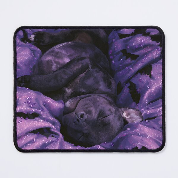 Item preview, Sleepy Pit Bull Puppy Print designed and sold by Nocturne  Paws.