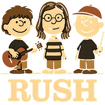 Artwork thumbnail, Nostalgic Rush Trio In Peanuts by RileyReynolds