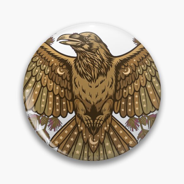 Item preview, Celestial Raven - Vintage PNW Night Sky Messenger designed and sold by Elevated420.