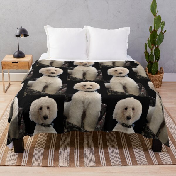 Item preview, Fluffy White Poodle Dog Portrait designed and sold by pbchan.