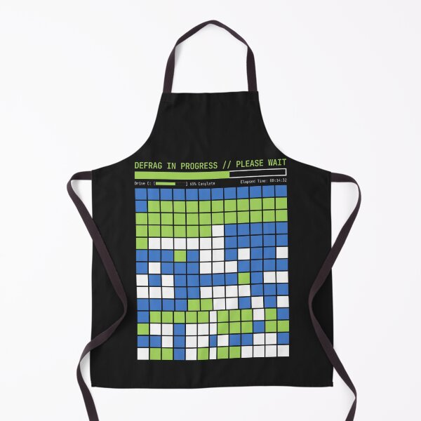 Item preview, Retro Computer Defrag - Cyberpunk IT Tech designed and sold by SplashTastic.