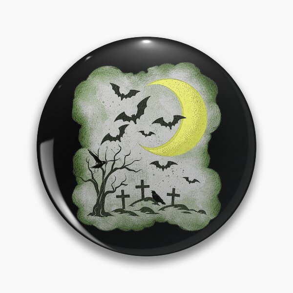 Item preview, Moons, night motifs, graves and bats designed and sold by Kirei-Lily.