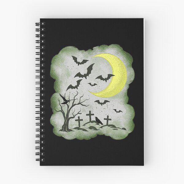 Item preview, Moons, night motifs, graves and bats designed and sold by Kirei-Lily.